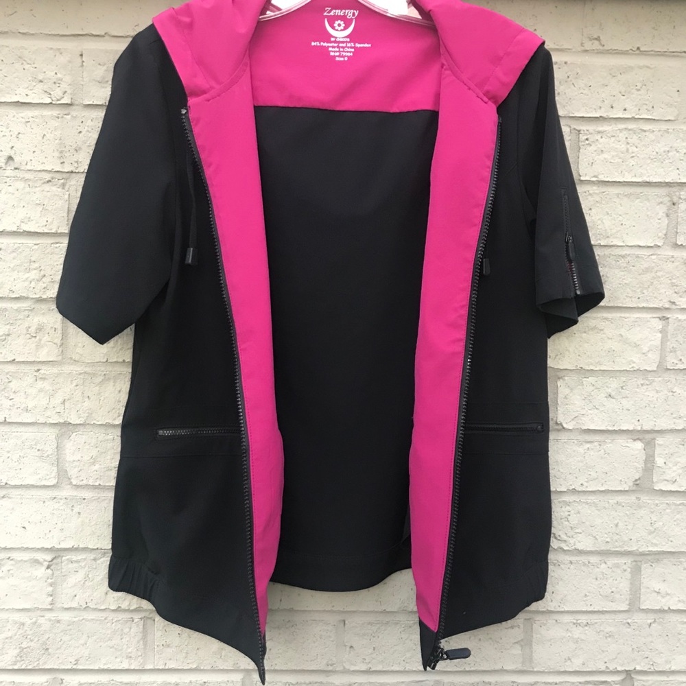 Women’s Zenergy by Chico’s Full Zip Hooded Jacket - Picture 7 of 16